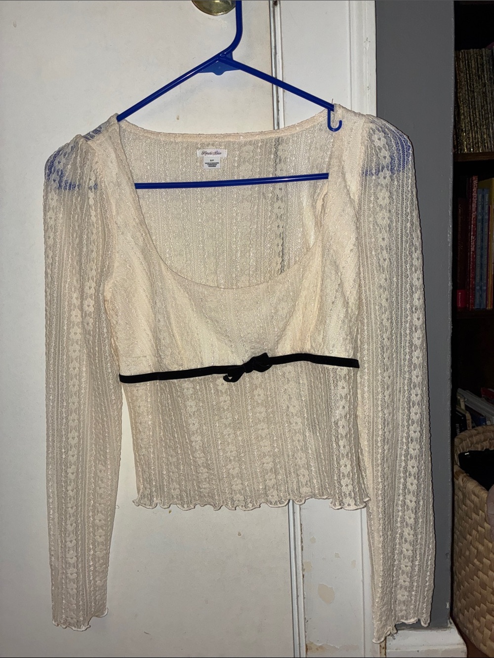 Urban Outfitters Off White Lace Top